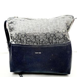 Calvin Klein Canvas Leather Bag